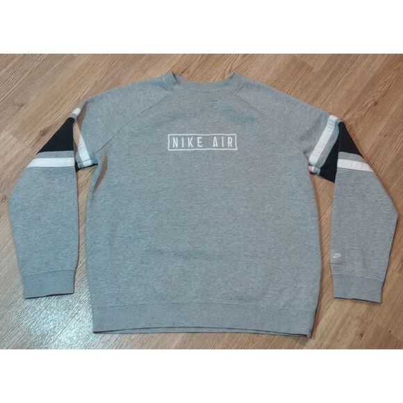 Nike Air Sweatshirt Youth XL Fleece Embroidered Extra Large Spell Out Crew Neck - Picture 1 of 16